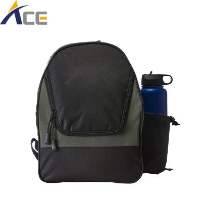 China Wholesale Custom Multiple Use Large Main Compartment Rack Disc Golf Bag With Bottle for sale