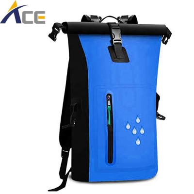 China Custom PVC Tarpaulin Pack Multiple Outdoor Use Bag Camping Dry Waterproof Backpack for sale