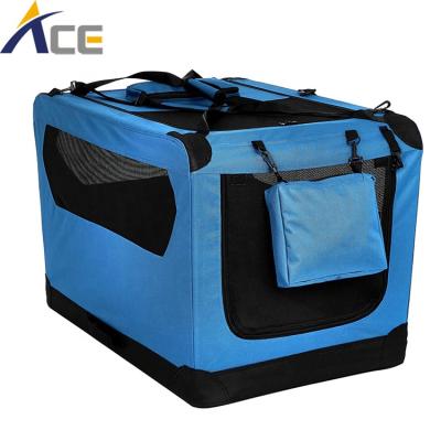 China Breathable Large Capacity Folding Pockets Soft Zippered Removable Bed Pet Bag for sale