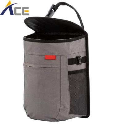 China No Bag 2021 Multi-Function Hanging Car Mini Collapsible Trash Can Collapsible With Lid for sale