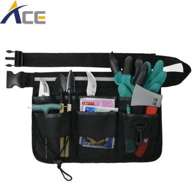 China Multi Use Outdoor High Quality Waist Belt Heavy Duty Apron Tool Bag With 7 Pockets for sale