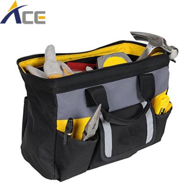 China Multiple Use Plumbers Shoulder Professional Electrician Canvas Tool Bag Heavy Duty for sale