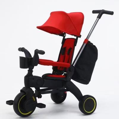 China With lights and music 2022 new item ride on car baby tricycle/most selling baby tricycle walker for children/factory price three wheel trike for kids for sale