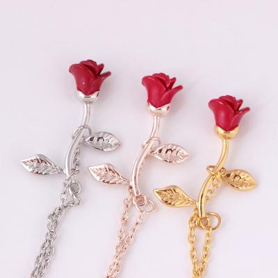 China Simple Charm Bracelets Ebay Amazon Hot Selling Christmas Wholesale Fashion Rose Gold Plated Women Bracelets for sale