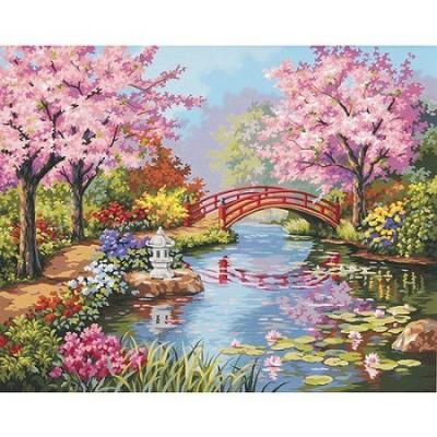 China Modern landscape painting E-048 large diamond painting 5d diamond painting kit with frame for sale