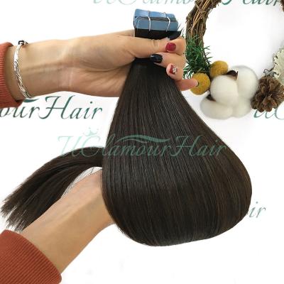 China Factory Price Natural Bone New Product Appearance Straight Tape In Extensions Hair for sale