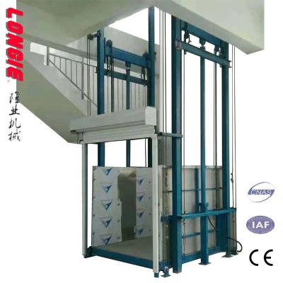 Chine 3 Floors Hydraulic Cargo Lift LISJD1.5-7.5 Overload Protection 1500kg Capacity à vendre