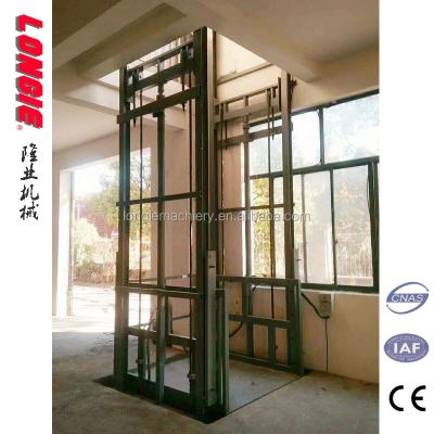 Chine LISJD1.0-4.5 Electric Hydraulic Cargo Lift Overload Protection Roasted  Powder Painting à vendre