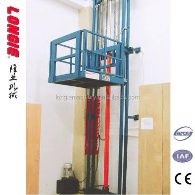 Chine LISJD0.8-4.5 Electric hydraulic cylinder cargo elevator lift à vendre