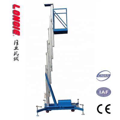 Cina LISJL0.1-6 Electric compact aluminium man lift aerial lift platform in vendita