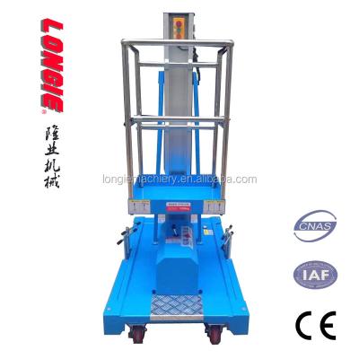 Cina Hydraulic Personal Portable Aerial Work Platform LISJL0.1-10 100kg Capacity in vendita