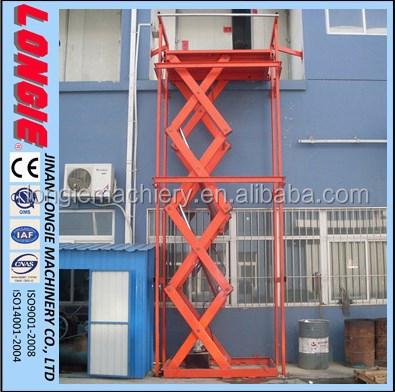 중국 Electric Motor Scissor Cargo Lift 2000kg Capacity 5000mm Lift Height LISJG2.0-5.0 판매용