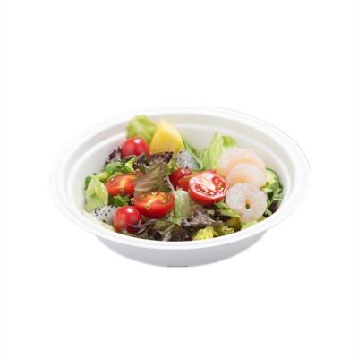 China CLASSIC Disposable 100% Biodegradable Bagasse Bowls Eco-Friendly Compostable Sugar Cane Bowls 24oz for sale