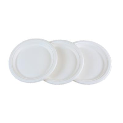 China CLASSIC 100% Compostable Tableware Eco-friendly Sugarcane Disposable Paper Plates For Party Wedding for sale