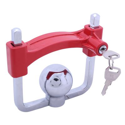 China Trailer Parts Unique Design Hot Selling Zinc Alloy Iron Car Trailer Parts Anti-theft Lock Trailer Coupler Lock for sale