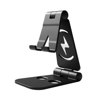 China 4 Colors Adjustable Rotating Tablet Phone Holder For IPhone Huawei Xiaomi Phone Holder Desk Tablet Plastic Folding Stand Desk for sale