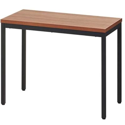 China Modern Simple Foldable Study Desk Computer Table Office Worker Desk With Metal Frame for sale