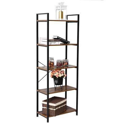 China Convertible Farmhouse Bedroom Kitchen Desk Decor and 5-Tier Storage Rack for Kitchen Bathroom DIY Shelf for sale