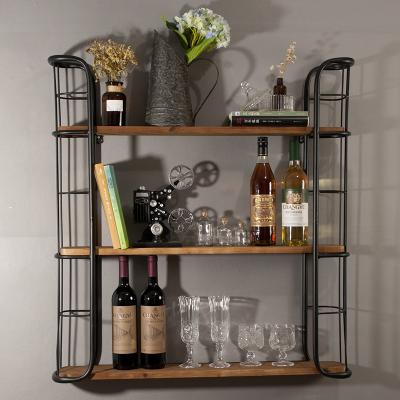 China Storage Living Room Furniture Wall Decoration Storage Shelf and Wall Mount Book Display Rack for sale