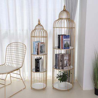 China Ladder Sustainable Decoration Books Frame Shelf Home Metal Plant Decor Simple Bedroom Balcony Bathroom Storage Rack for sale