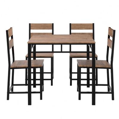 China Brand New Designs Foldable Household Folding Table And Dining Chair With High Quality for sale