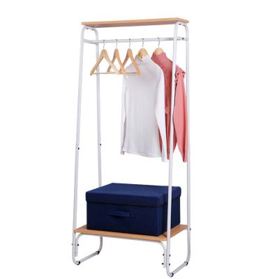 China Nordic Stainless Steel Convertible Wholesale Storage Stick Cloth Display Stands For Clothing for sale