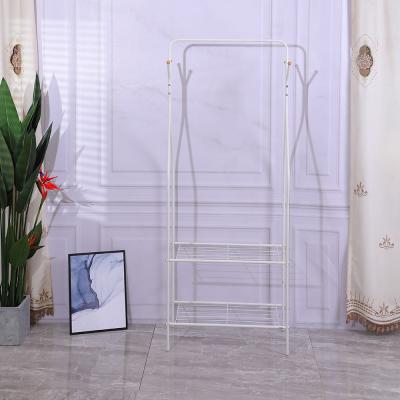 China Wholesale Modern Portable Free Standing Convertible Bedroom Metal Floor Coat Rack for sale