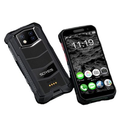 China Dual SIM Card Mini Waterproof SOYES S10 Max Rugged Smartphone 3.5 inch Walkie Talkie Android 10 Dual SIM Fingerprint NFC 4G Mobile Phone for sale