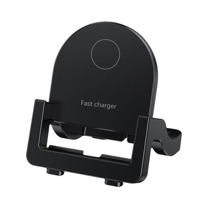 China New Arrival 15w Mobile Phone Holder Fast Charging Wireless Fast Charger With Phone Holder for sale