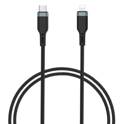 China Mobile Phone Factory Charging Cable 20W Nylon Braided Quick Charge Phone Cable Data Transfer USB Sync Fast Wire For IOS Phone Tablet for sale