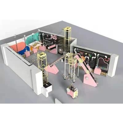 China Customize Science Museum Air Exhibits Children's Playground Ball Drop Game for sale