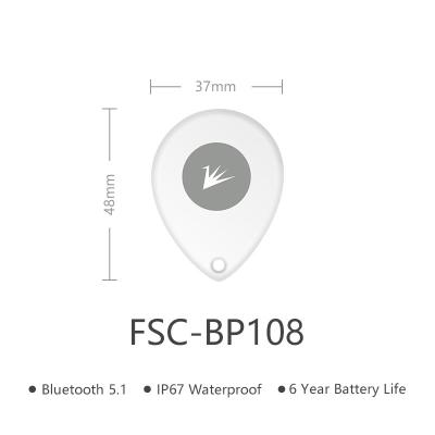 Cina New Innovation IOT Location Waterproof iBeacon Tag BLE 5.1 ​​Pet Locating Bluetooth Beacon in vendita