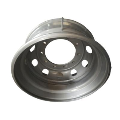 China Flash Butt Welding/Submerged Arc Welding 8.25*22.5 China Supplier Bus Exporter Wheels Tubeless Steel Rims For Trucks for sale