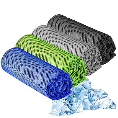 China QUICK DRY UV Protection Gym Sports Ice Moving Cool Instant Cooling Towel Sweat Towels for sale