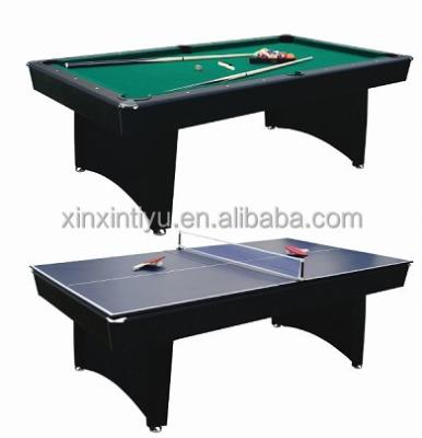 China Indoor sports wedge billiard table for sale indoor sports 2 in 1 modern billiard table XY-80114 for sale