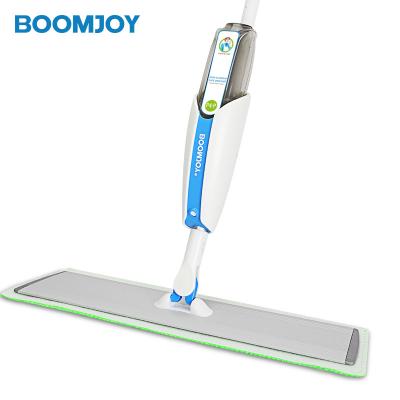 China 2019 New Sustainable Aluminum Material Spraying Water Microfiber Cleaning Mop for sale