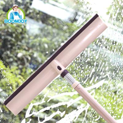 China BOOMJOY Adjustable Long Floor Squeegee Rubber Window Cleaner for sale