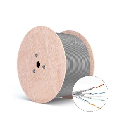 China Cat6a / Cat7 Copper Cable 305m Roll Price FTP SFTP Full Lan Cable Cat 7 for sale