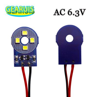 China AC 6V 6.3V 4 LEDs smd 2835 led chip on board various color polarity pinball game machine non led bulbs AC 6V 4 SMD 2835 LED for sale