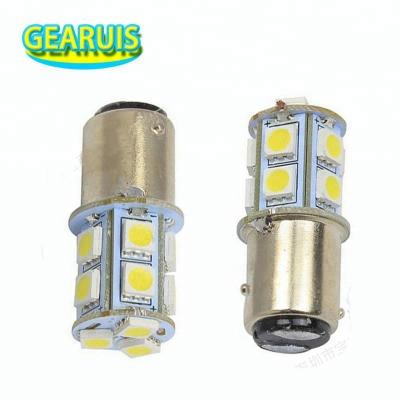 China P21/5W S25 1157 BAY15D 13 SMD 5050 LED For Auto DC 12V 1157 BAY15D Yellow Blue Red White 13 SMD 5050 LED Car Light Brake Light for sale