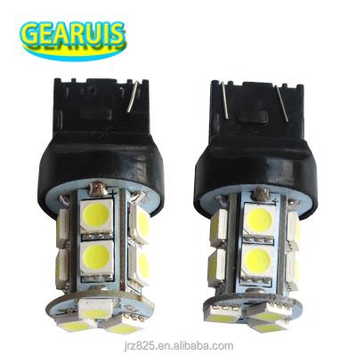 China W21W T20 7440 7443 13 SMD 5050 LED Car Led For Turn Signal Light Reverse Light Yellow Blue Red White Stop Light Universal for sale