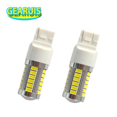 China Car LED T20 7443 W21/5W Strobe Flash 33 SMD 5630 5730 for Car Brake Lights Reverse Lights Stop Lights Universal for sale