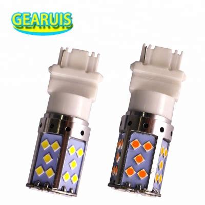 China 18W T25 3156 LED Bulb P27W 35 SMD 3030 LED 1.5A Auto Reverse Backup Lights Rear Turn Signal Signals None Hyper Flash 12V-18V T25 3156 35 SMD 3030 LED for sale