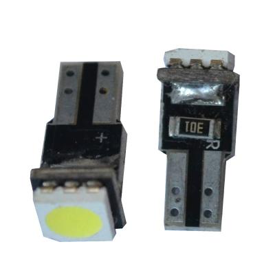 China T5 0.24W 20MA 5050 LED 1SMD SMD Bulbs Dash Wedge Bulb Lamp Car Styling DC 12V T5 1 SMD 5050 LED for sale