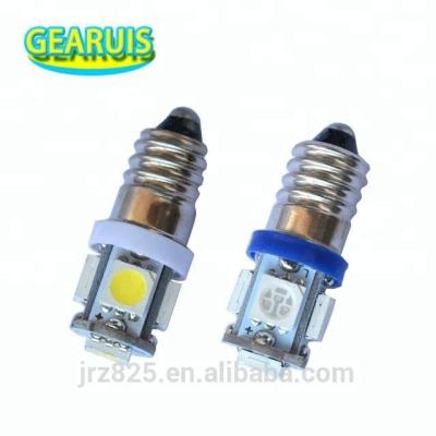 China E10 5 smd 5led 5050 LED good quality 1449 428 led light 5SMD 1w 12V 28mm*10mm screw base for sale