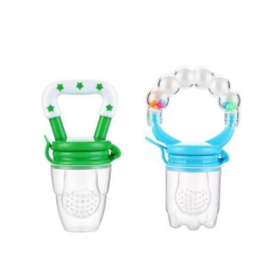 China Toy Factory Wholesale Soft Silicone Baby Juice Pacifier Fresh Fruit Food Eco-friendly Driver for sale