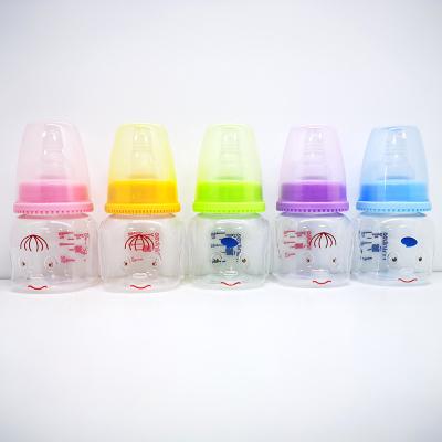 China BPA free factory direct sales 2 oz 60 ml silicone miitree BPA free milk nipple baby bottle pp for infants for sale