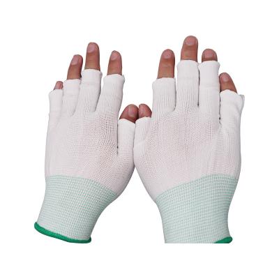 China Operating Gloves Wholesale Manufacturers To Supply Electronic Industry Permeable Elastic Fingerless Current Permeable Finger Gloves General Gloves for sale