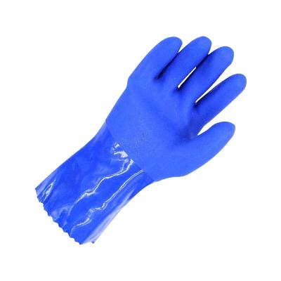 China Wholesale Chemical Non- Resistant Silp Anti Aging Reusable Gloves Oil and Abrasion Resistance Oil Resistant PVC Gloves for sale