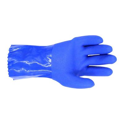 China Wholesale Oil and Abrasion Proof Oil Proof Glove Water Proof Gloves Blue Oil and Abrasion Resistance Working Gloves for sale